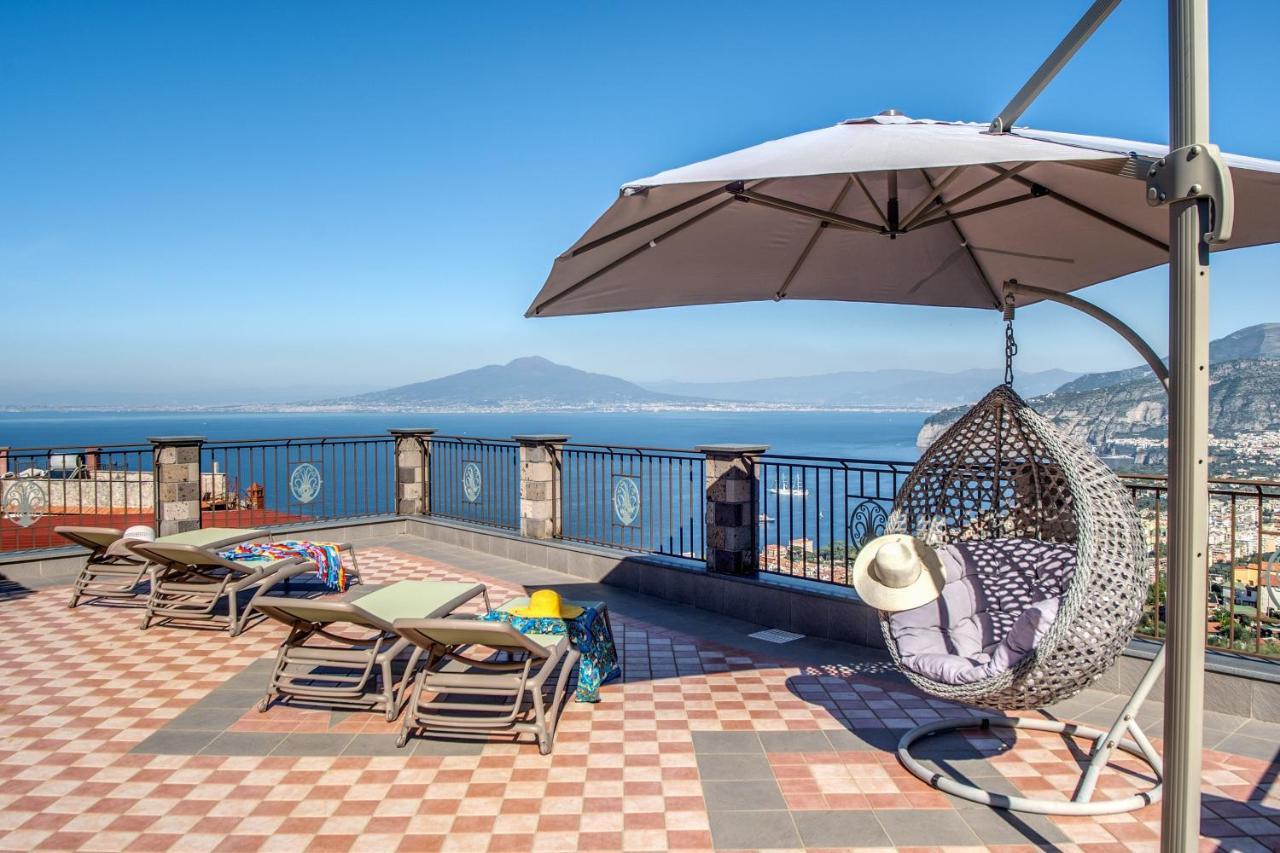 Villa Caruso Private Heated Pool & Sea View Sorrento Dış mekan fotoğraf