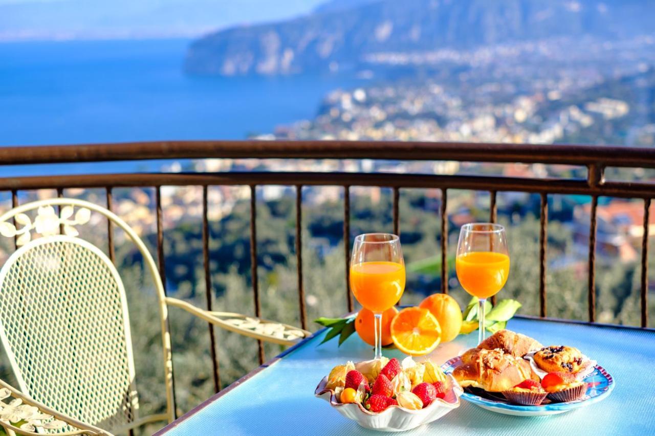 Villa Caruso Private Heated Pool & Sea View Sorrento Dış mekan fotoğraf