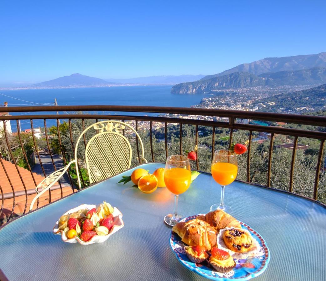 Villa Caruso Private Heated Pool & Sea View Sorrento Dış mekan fotoğraf