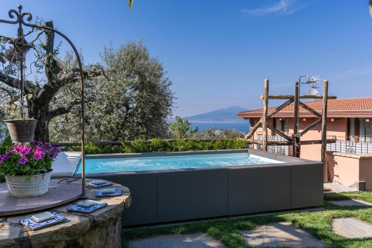Villa Caruso Private Heated Pool & Sea View Sorrento Dış mekan fotoğraf