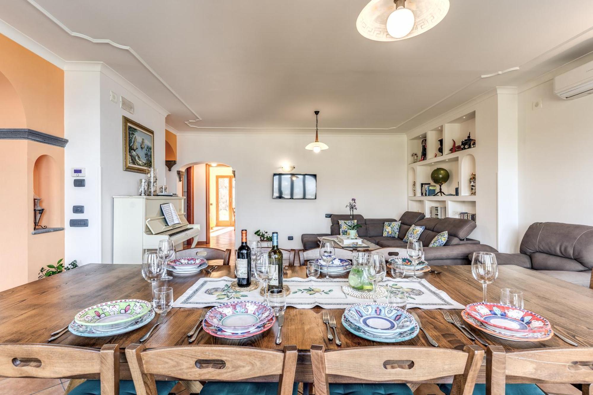 Villa Caruso Private Heated Pool & Sea View Sorrento Dış mekan fotoğraf
