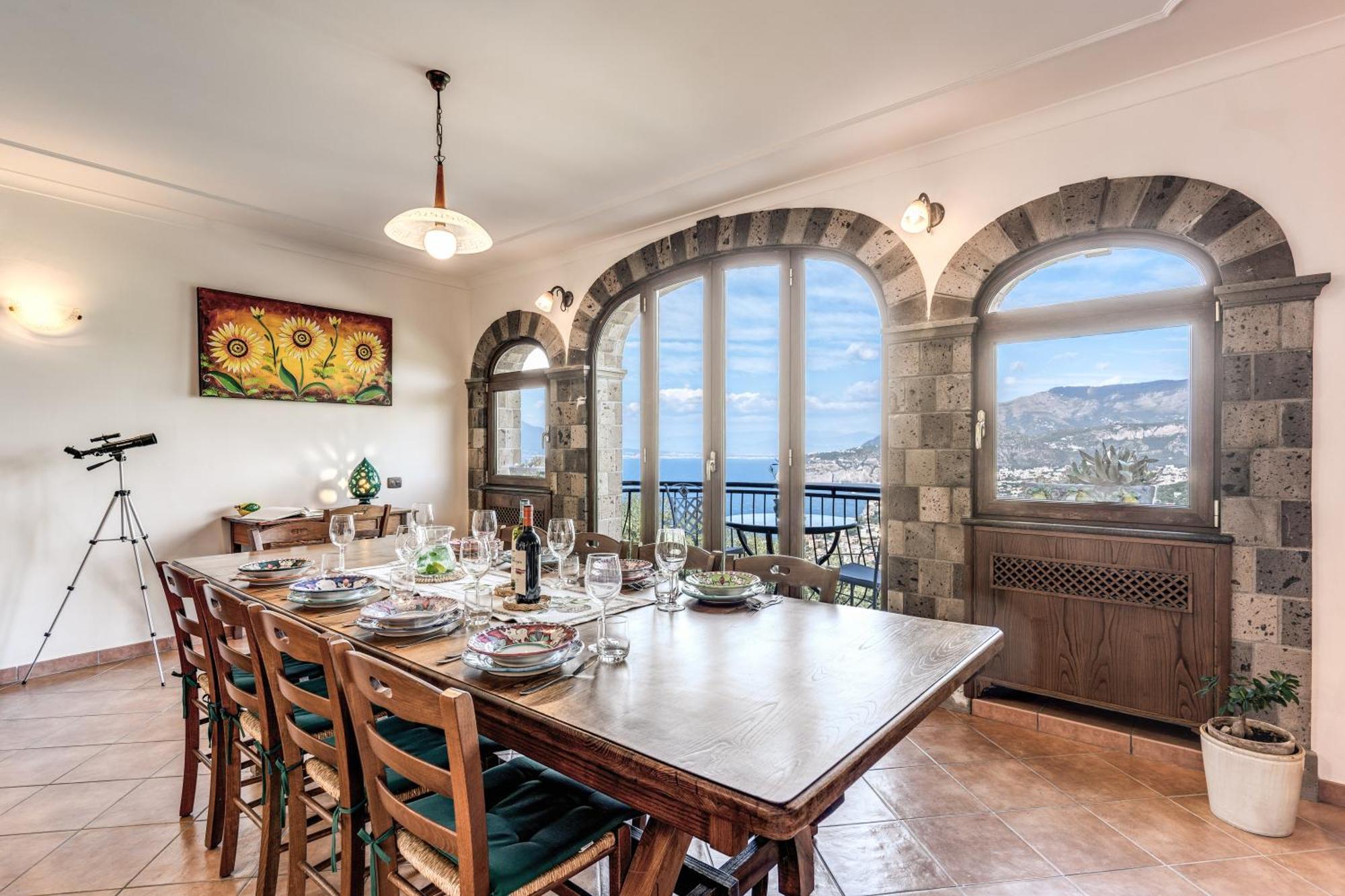 Villa Caruso Private Heated Pool & Sea View Sorrento Dış mekan fotoğraf