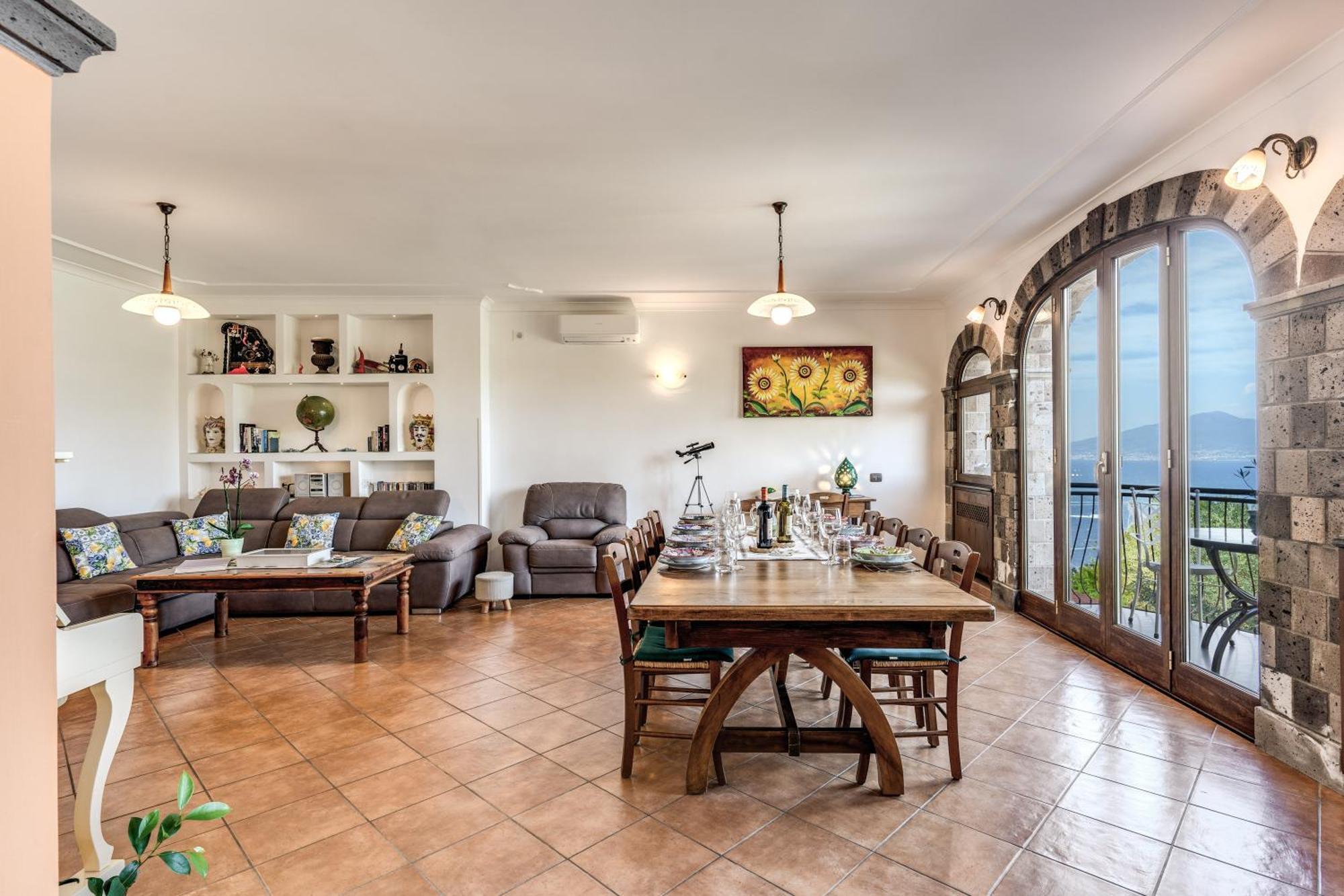 Villa Caruso Private Heated Pool & Sea View Sorrento Dış mekan fotoğraf