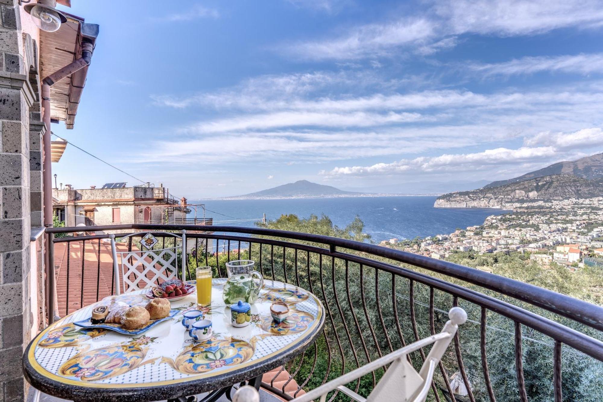Villa Caruso Private Heated Pool & Sea View Sorrento Dış mekan fotoğraf